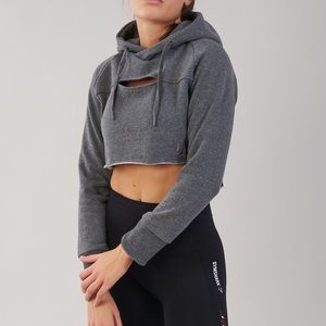 Gymshark Raw Edge Cropped Hoodie